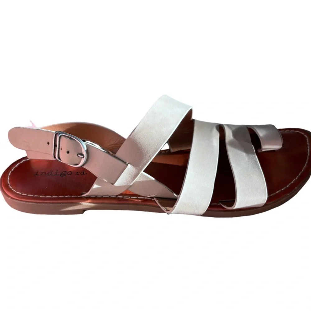 Indigo Red Sandals Size 10